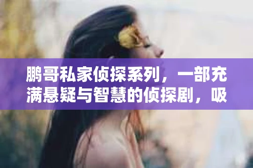 鹏哥私家侦探系列，一部充满悬疑与智慧的侦探剧，吸引了无数观众的眼球。今天，就让我带你走进这个充满神秘色彩的侦探世界，一起在线观看鹏哥私家侦探系列，感受那扣人心弦的故事情节。