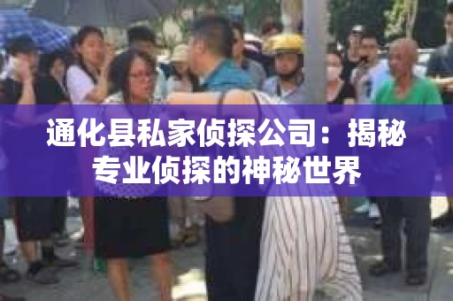 通化县私家侦探公司：揭秘专业侦探的神秘世界