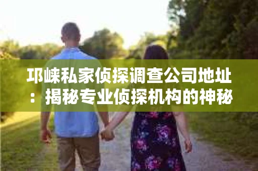 邛崃私家侦探调查公司地址：揭秘专业侦探机构的神秘面纱
