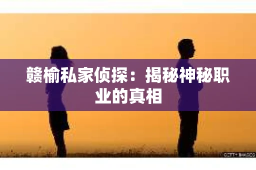 赣榆私家侦探：揭秘神秘职业的真相