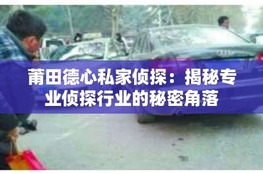 莆田德心私家侦探：揭秘专业侦探行业的秘密角落
