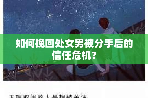 如何挽回处女男被分手后的信任危机? 如何挽回处女男被分手后的信任危机?