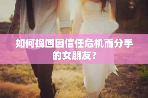 如何挽回因信任危机而分手的女朋友? 如何挽回因信任危机而分手的女朋友?