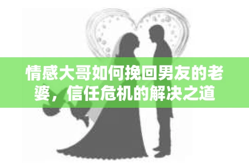 情感大哥如何挽回男友的老婆，信任危机的解决之道