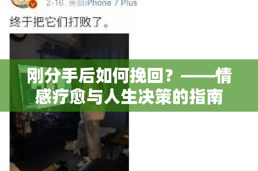 刚分手后如何挽回?——情感疗愈与人生决策的指南 刚分手后如何挽回?——情感疗愈与人生决策的指南