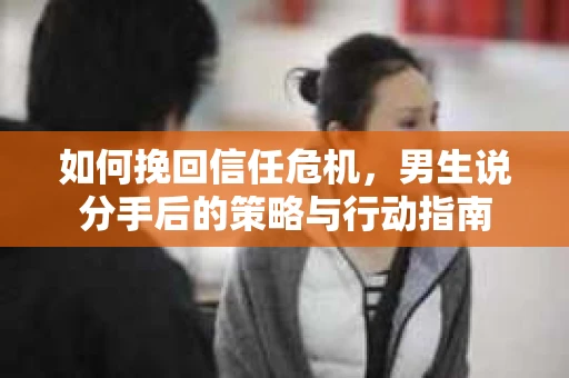 如何挽回信任危机,男生说分手后的策略与行动指南 如何挽回信任危机,男生说分手后的策略与行动指南
