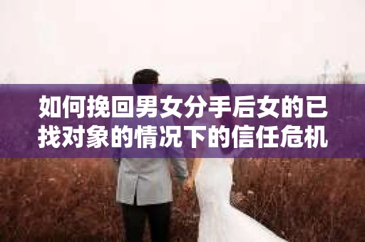 如何挽回男女分手后女的已找对象的情况下的信任危机？