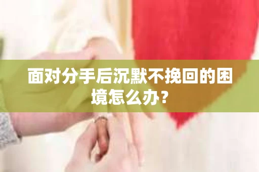 面对分手后沉默不挽回的困境怎么办？